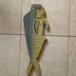 Handmade Custom Mahi Trivet or Wall Hanging
